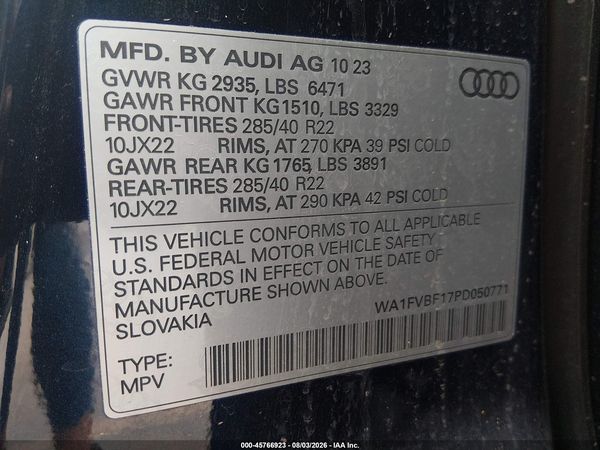 2023 AUDI Q8