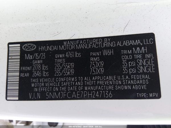 2023 HYUNDAI TUCSON SEL