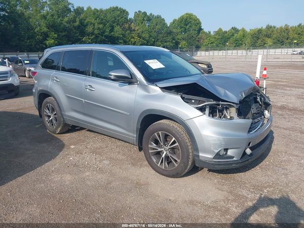 2016 TOYOTA HIGHLANDER XLE V6