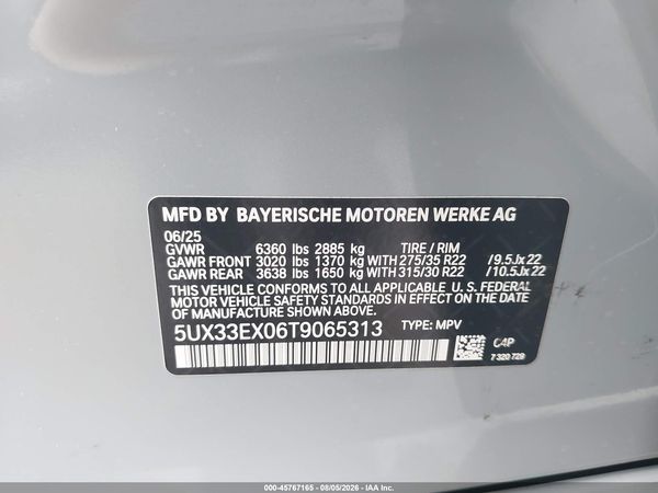 2026 BMW X6 XDRIVE40I