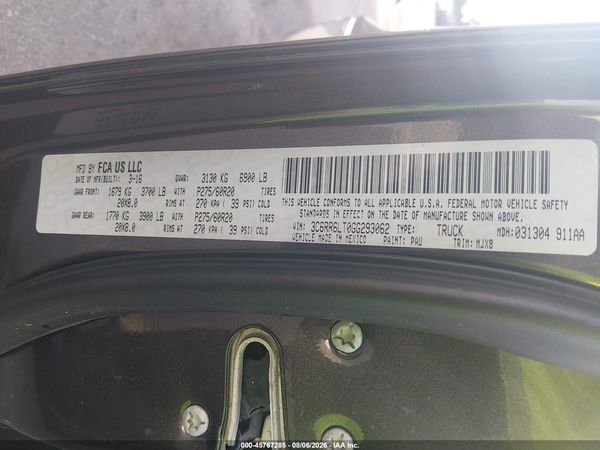 2016 RAM 1500 SLT