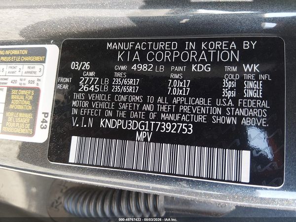 2026 KIA SPORTAGE HYBRID LX