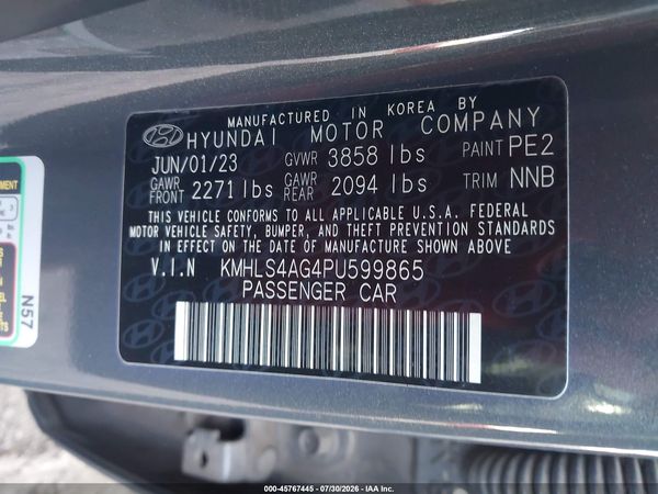 2023 HYUNDAI ELANTRA SEL