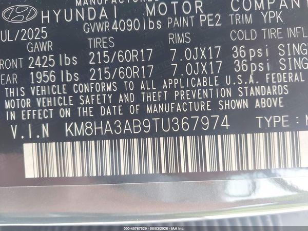 2026 HYUNDAI KONA SE