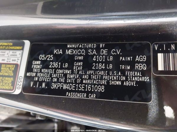 2025 KIA K4 GT-LINE