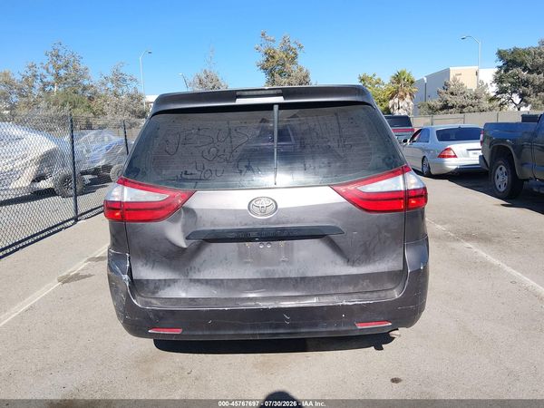 2016 TOYOTA SIENNA L 7 PASSENGER