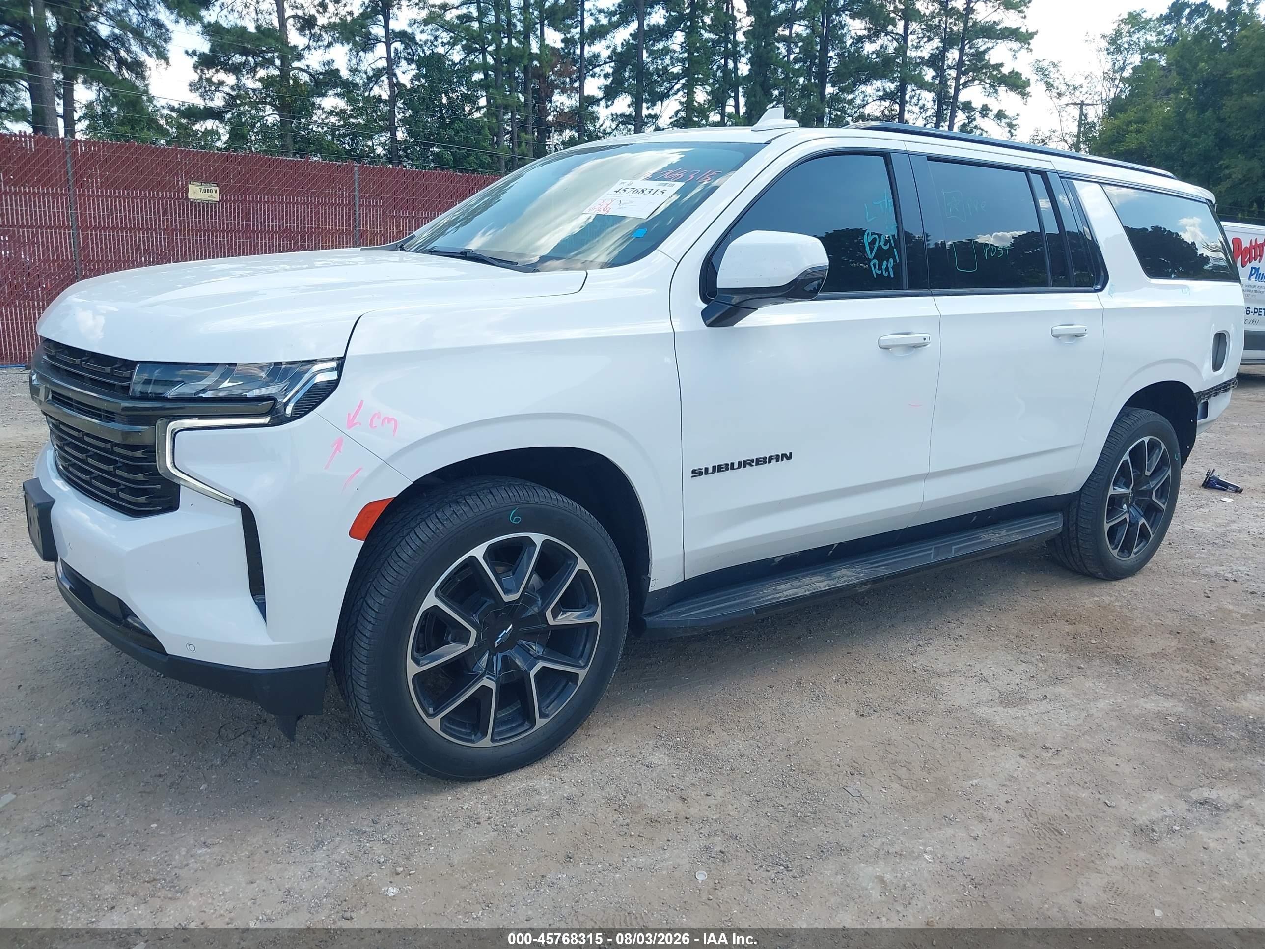 2021 CHEVROLET SUBURBAN 2WD RST — I2