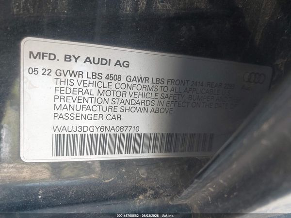 2022 AUDI S3