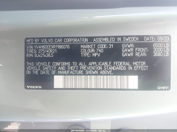 2024 VOLVO XC90 RECHARGE PLUG-IN HYBRID