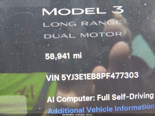 2023 TESLA MODEL 3