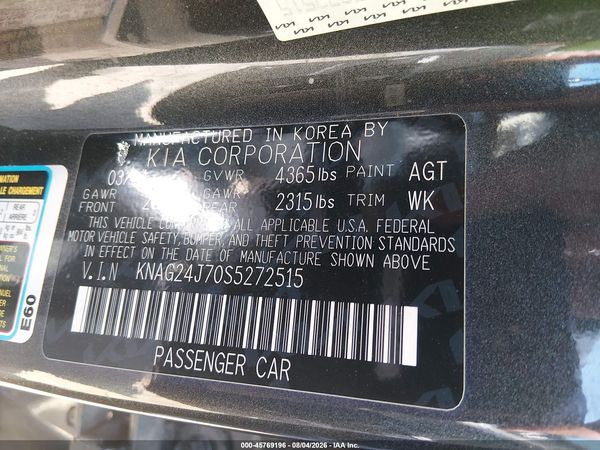 2025 KIA K5 LXS