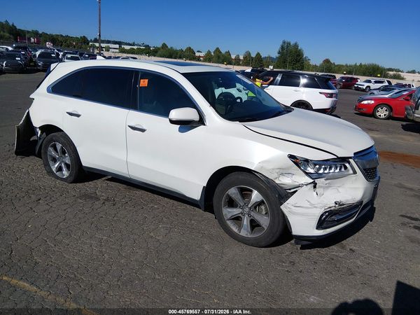 2016 ACURA MDX ACURAWATCH PLUS PACKAGE