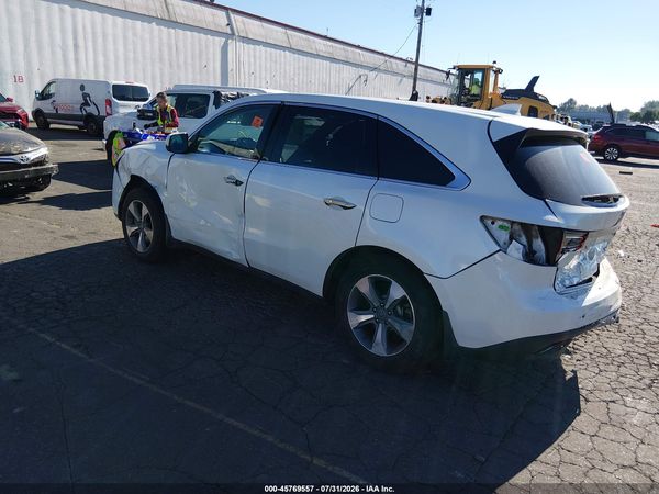 2016 ACURA MDX ACURAWATCH PLUS PACKAGE