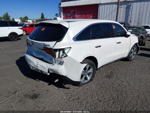2016 ACURA MDX ACURAWATCH PLUS PACKAGE