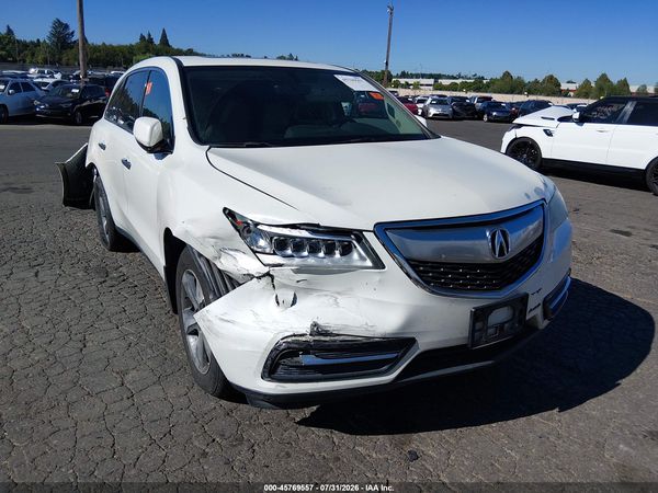 2016 ACURA MDX ACURAWATCH PLUS PACKAGE