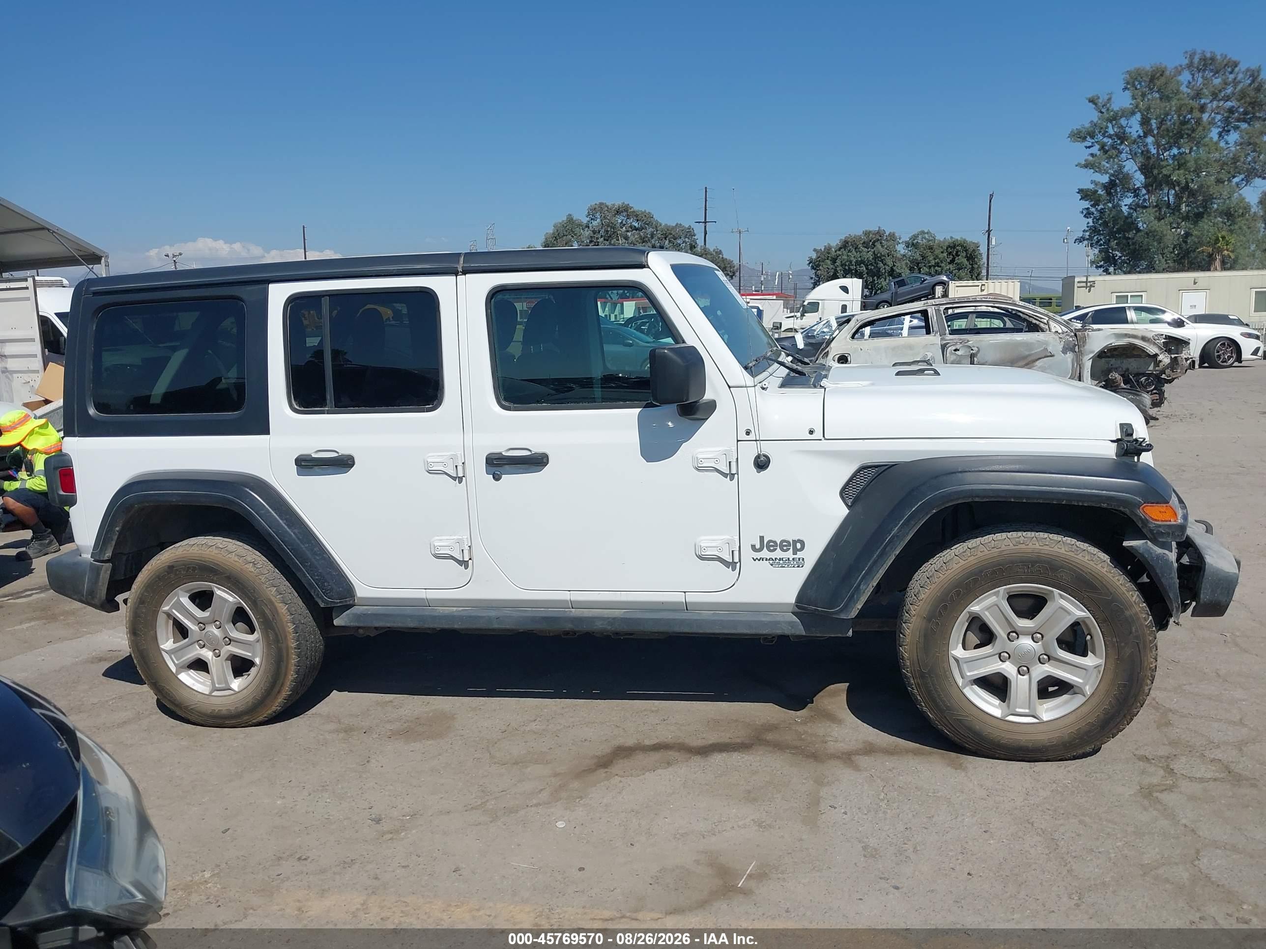 2019 JEEP WRANGLER UNLIMITED SPORT S 4X4