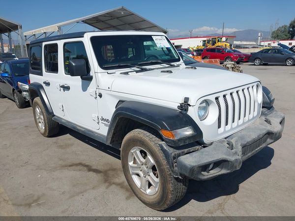 2019 JEEP WRANGLER UNLIMITED SPORT S 4X4
