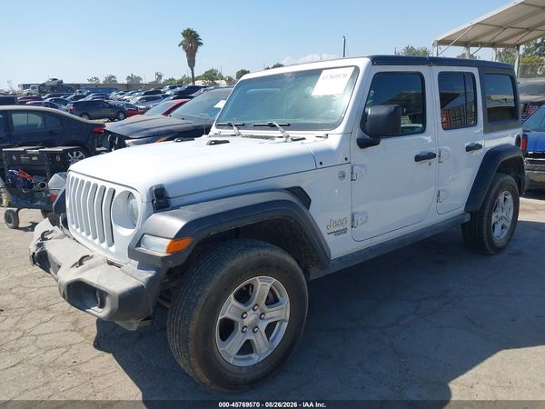 2019 JEEP WRANGLER UNLIMITED SPORT S 4X4