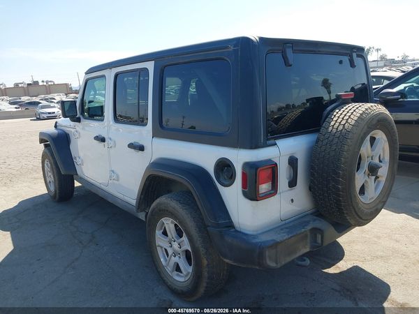 2019 JEEP WRANGLER UNLIMITED SPORT S 4X4