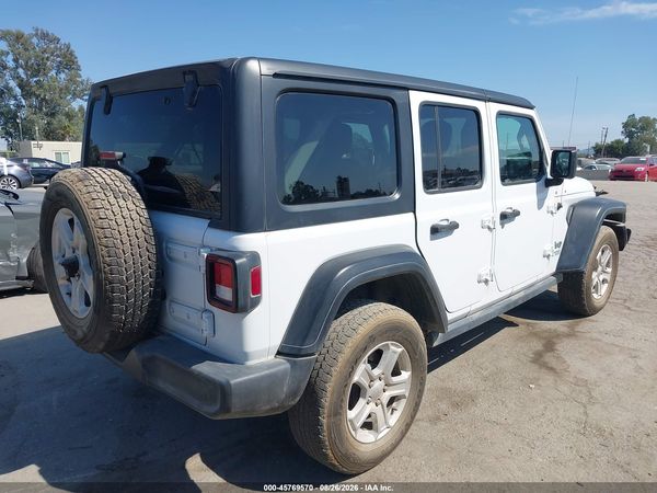 2019 JEEP WRANGLER UNLIMITED SPORT S 4X4