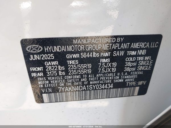 2025 HYUNDAI IONIQ 5 SEL
