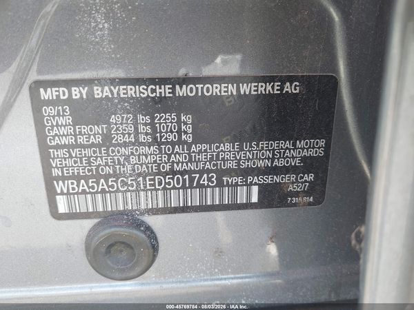 2014 BMW 528I