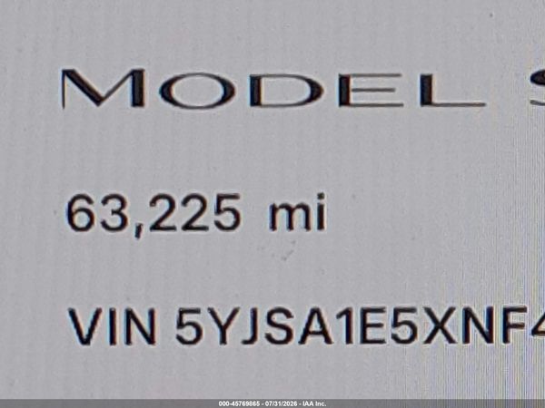 2022 TESLA MODEL S