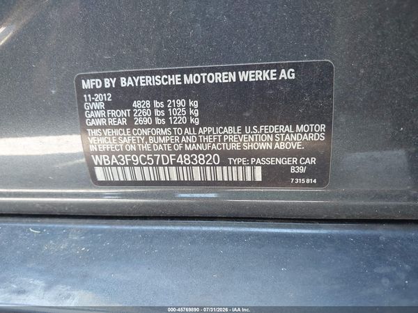 2013 BMW ACTIVEHYBRID 3