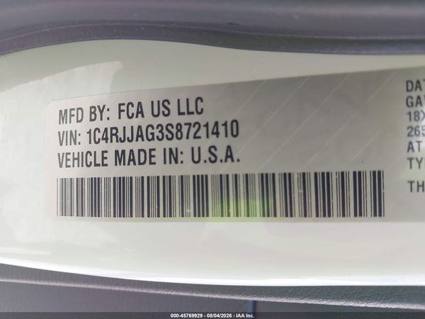 2025 JEEP GRAND CHEROKEE L ALTITUDE X 4X2