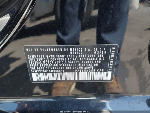2025 VOLKSWAGEN JETTA 1.5T SE — I9