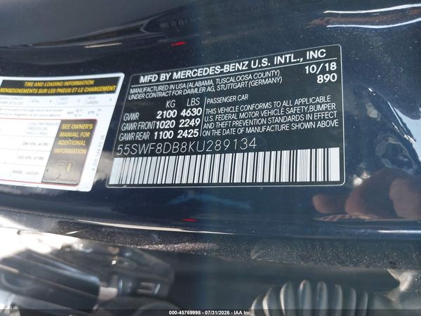 2019 MERCEDES-BENZ C 300 C300