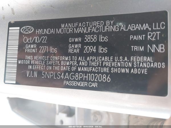 2023 HYUNDAI ELANTRA SEL