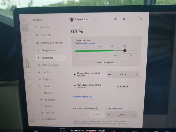 2021 TESLA MODEL S