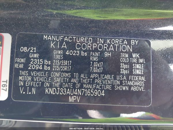 2022 KIA SOUL EX
