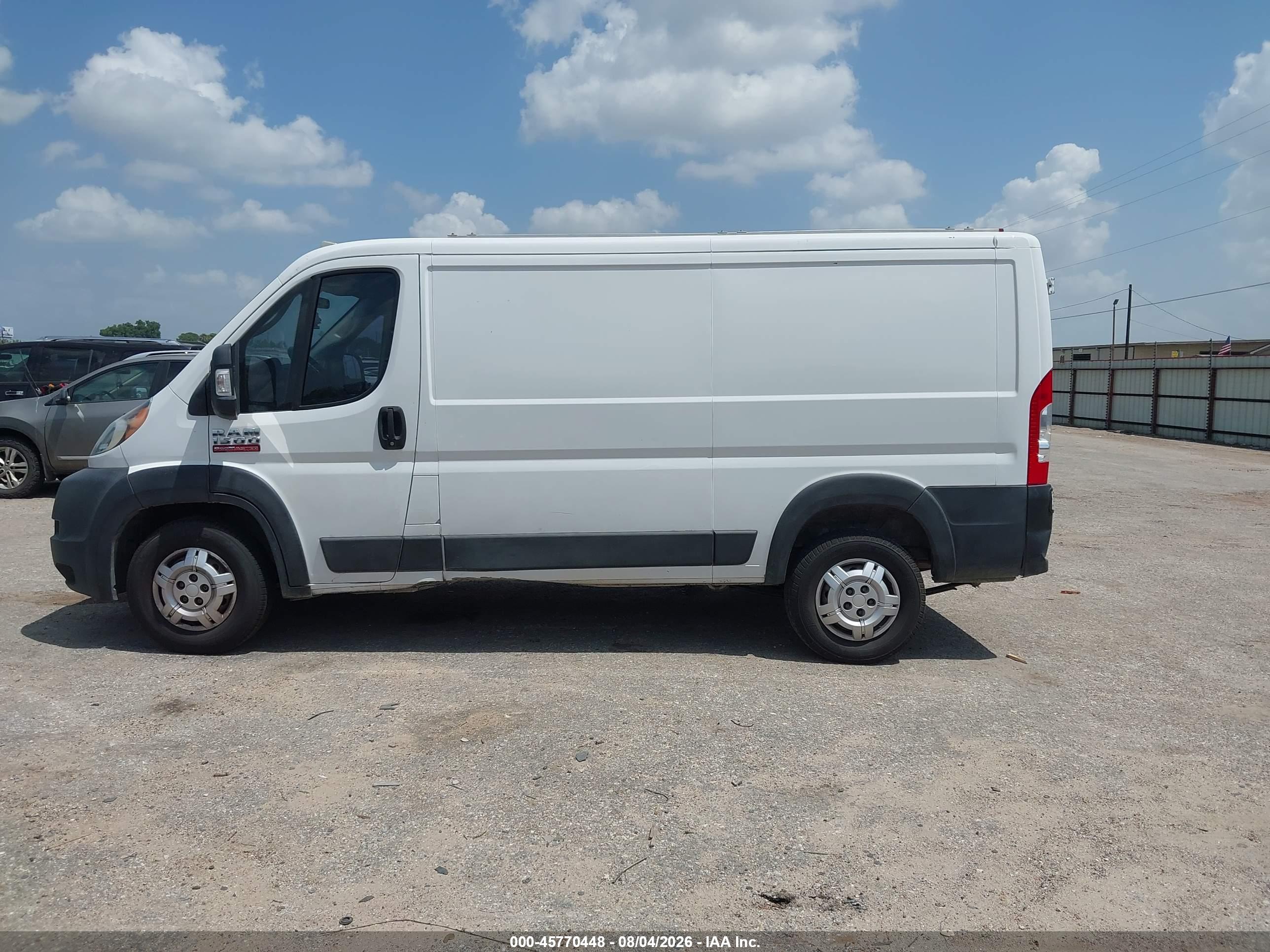 2019 RAM PROMASTER 1500 LOW ROOF 136 WB