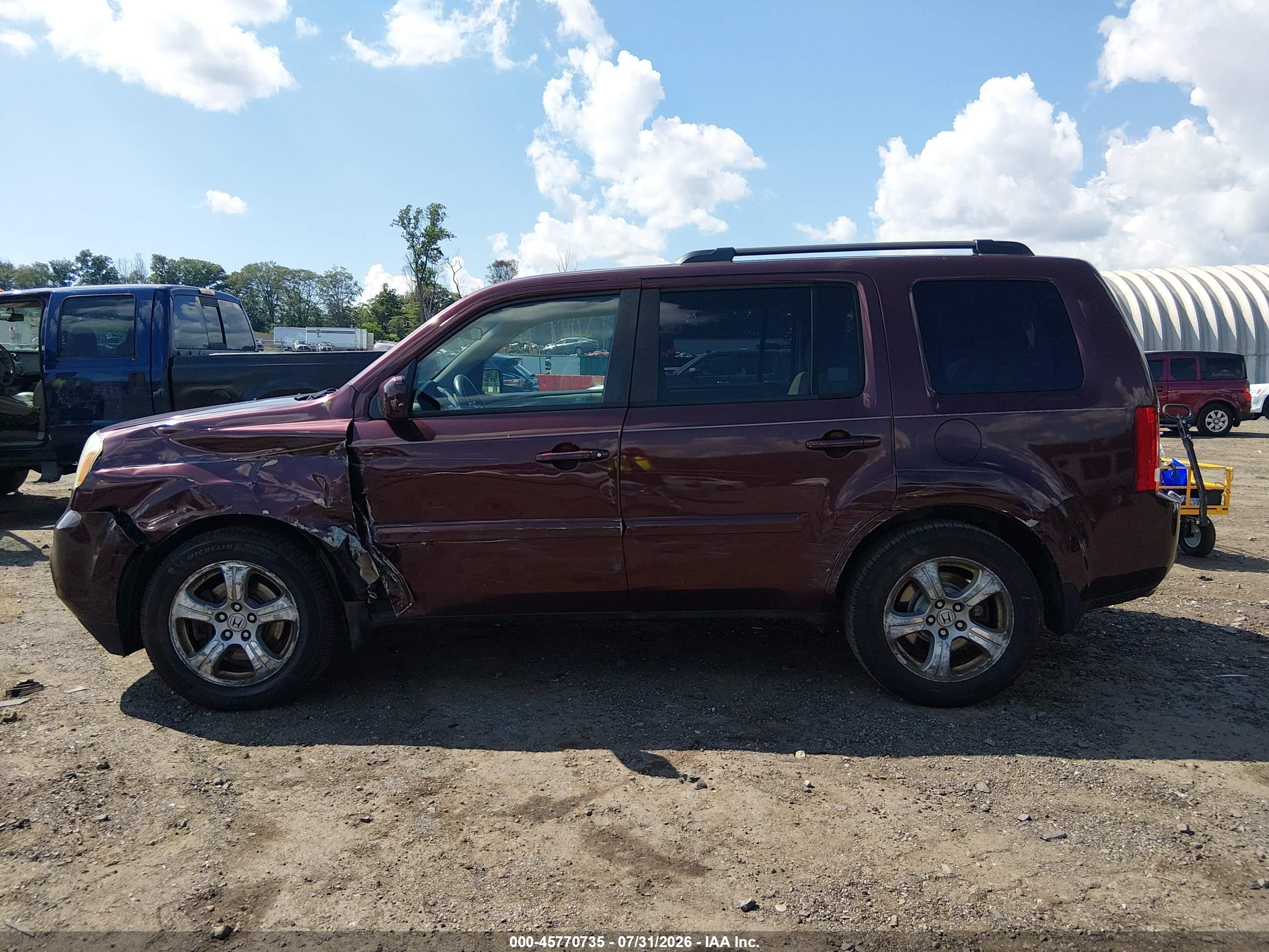 2012 HONDA PILOT EX