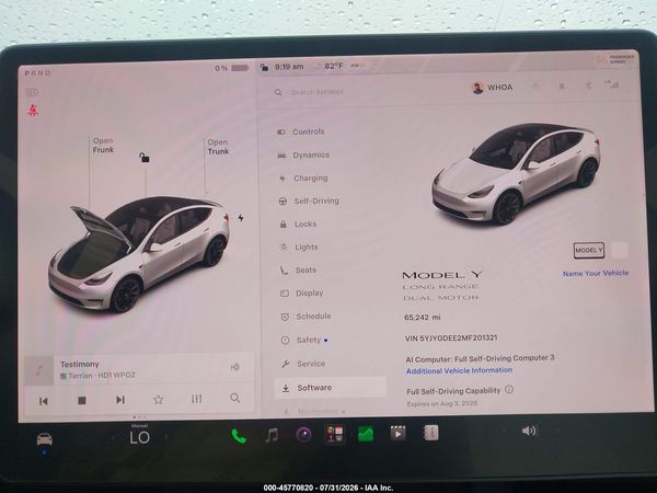 2021 TESLA MODEL Y