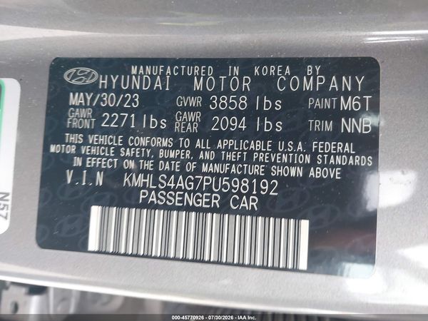 2023 HYUNDAI ELANTRA SEL