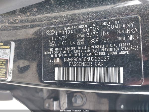 2022 HYUNDAI VENUE SE
