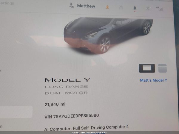 2023 TESLA MODEL Y