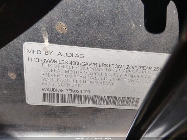 2014 AUDI A4 2.0T PREMIUM