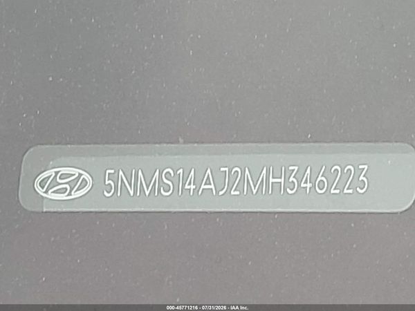 2021 HYUNDAI SANTA FE SE
