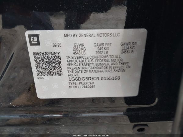2020 CADILLAC CT4 SPORT