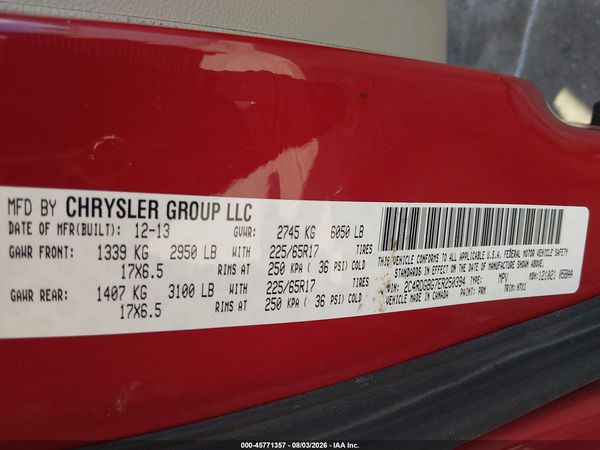 2014 DODGE GRAND CARAVAN AMERICAN VALUE PKG