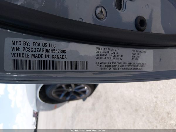 2021 DODGE CHALLENGER SXT