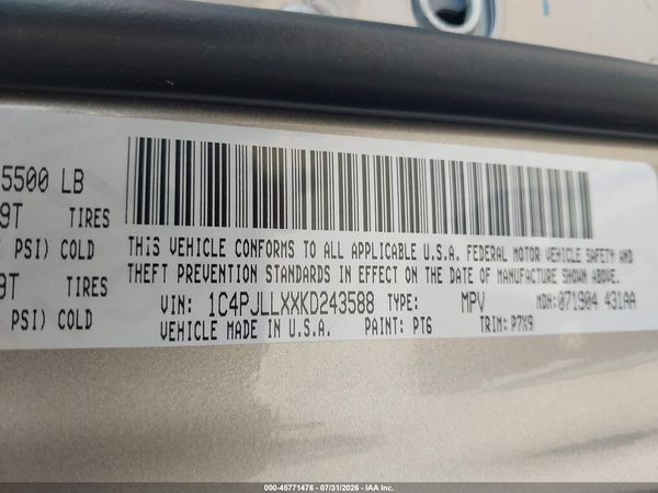 2019 JEEP CHEROKEE LATITUDE PLUS FWD