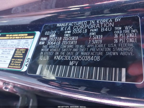 2022 KIA EV6 WIND