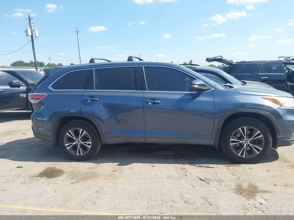 2016 TOYOTA HIGHLANDER XLE V6