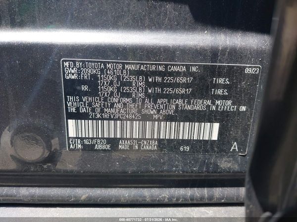 2023 TOYOTA RAV4 LE