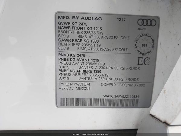 2018 AUDI Q5